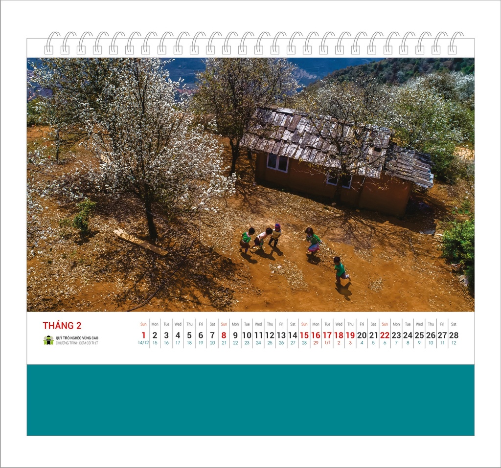 LỊCH BÀN TRẺ EM 2026