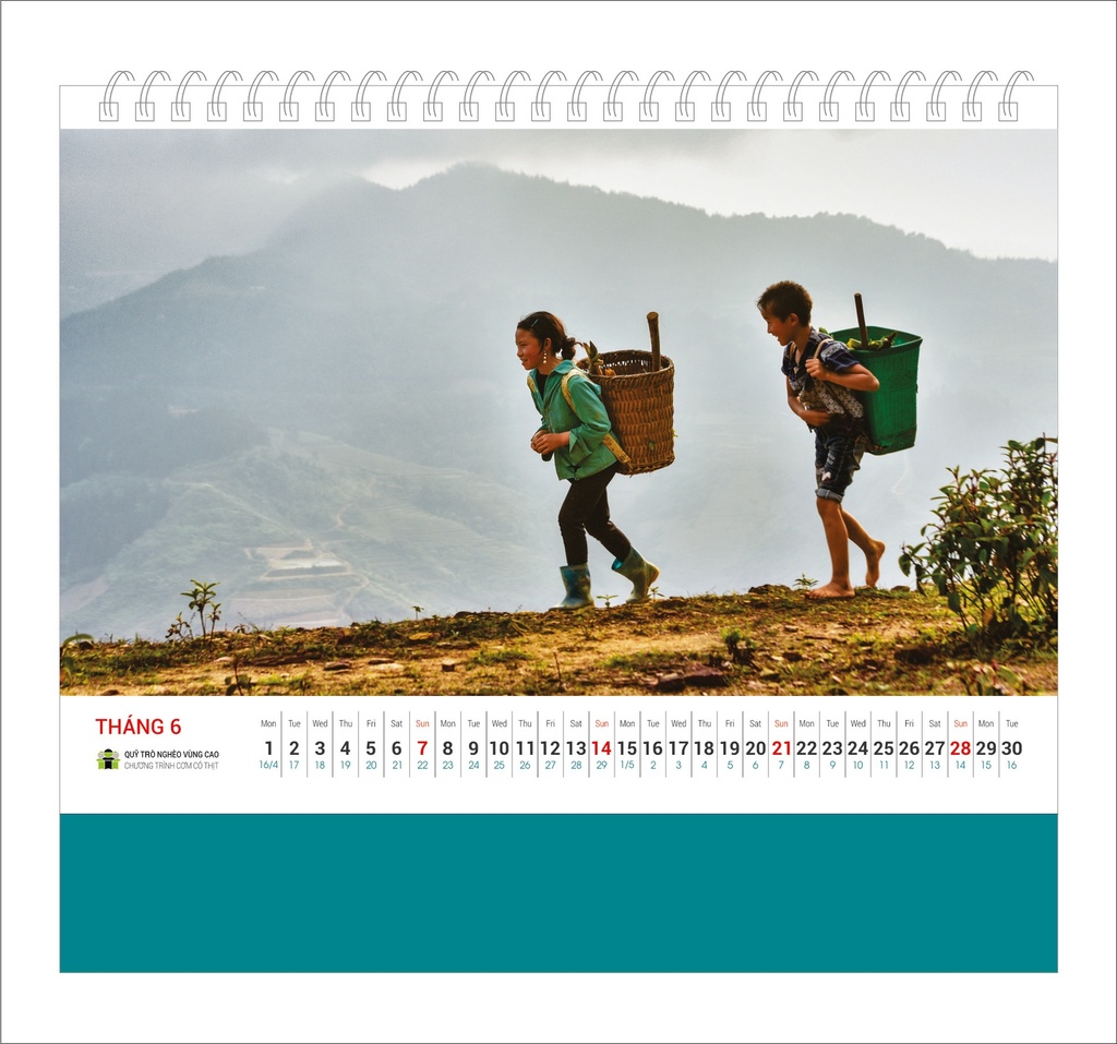 LỊCH BÀN TRẺ EM 2026