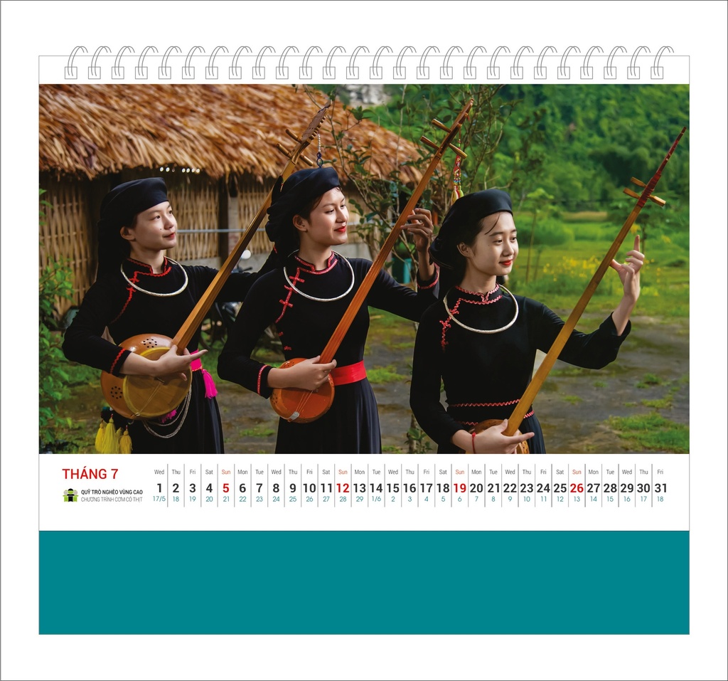 LỊCH BÀN TRẺ EM 2026