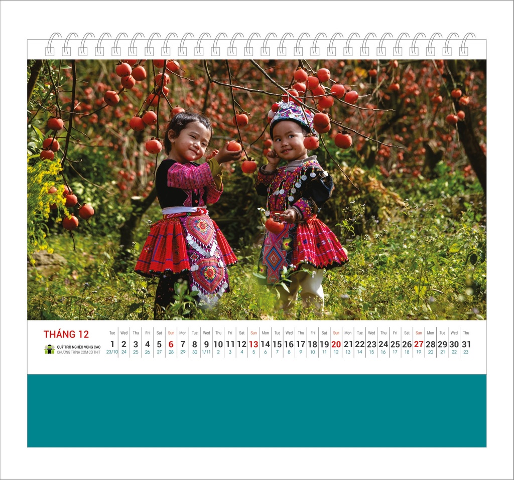 LỊCH BÀN TRẺ EM 2026